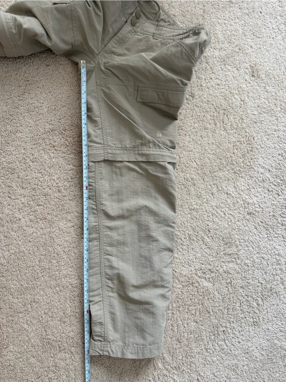 The North Face convertible trail pant sz 4 short